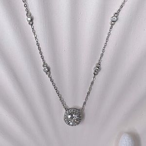 Certified 1 ct. Moissanite Necklace